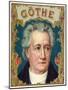 Goethe Brand Cigar Box Label-Lantern Press-Mounted Art Print