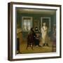 Goethe Dictating to His Clerk John, 1834-Johann Joseph Schmeller-Framed Giclee Print