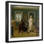 Goethe Dictating to His Clerk John, 1834-Johann Joseph Schmeller-Framed Giclee Print