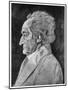 Goethe, German Poet, 19th Century-Ludwig Sebers-Mounted Giclee Print