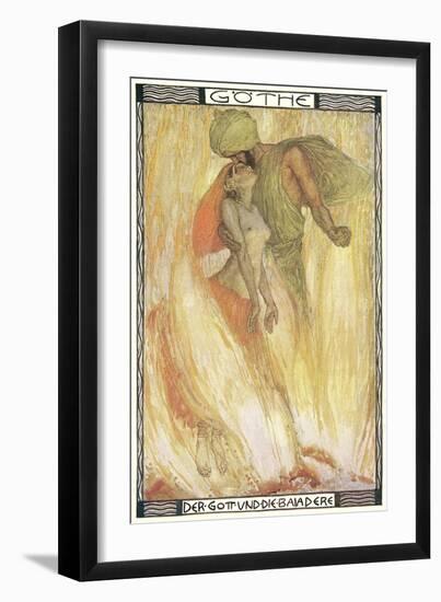 Goethe, God and the Bayadere-null-Framed Art Print