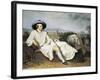 Goethe in Roman Countryside, 1786-1787-Johann Heinrich Wilhelm Tischbein-Framed Giclee Print