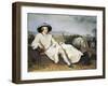 Goethe in Roman Countryside, 1786-1787-Johann Heinrich Wilhelm Tischbein-Framed Giclee Print