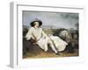 Goethe in Roman Countryside, 1786-1787-Johann Heinrich Wilhelm Tischbein-Framed Giclee Print