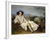 Goethe in the Campagna, 1787-Johann Heinrich Wilhelm Tischbein-Framed Giclee Print