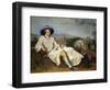 Goethe in the Campagna, 1787-Johann Heinrich Wilhelm Tischbein-Framed Giclee Print