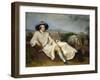 Goethe in the Campagna, 1787-Johann Heinrich Wilhelm Tischbein-Framed Giclee Print