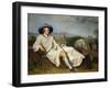 Goethe in the Campagna, 1787-Johann Heinrich Wilhelm Tischbein-Framed Giclee Print