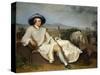 Goethe in the Campagna, 1787-Johann Heinrich Wilhelm Tischbein-Stretched Canvas