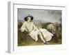 Goethe in the Roman Campagna, 1787-Johann Heinrich Wilhelm Tischbein-Framed Giclee Print