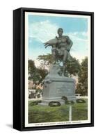 Goethe Monument, Chicago, Illinois-null-Framed Stretched Canvas