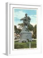 Goethe Monument, Chicago, Illinois-null-Framed Art Print