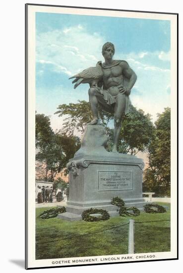 Goethe Monument, Chicago, Illinois-null-Mounted Art Print