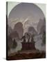 Goethe Monument-Karl Gustav Carus-Stretched Canvas