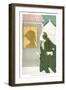 Goethe Watching the Shadow of Lili on the Blind, 1904-Max Beerbohm-Framed Giclee Print