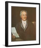 Goethe-Joseph Karl Stieler-Framed Art Print