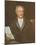 Goethe-Joseph Karl Stieler-Mounted Art Print