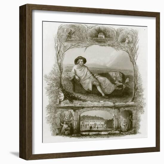 Goethe-English-Framed Giclee Print