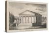 Goethean Society Hall, Marshall College, Mercersberg, Pa, 1830-Prof. Budd-Stretched Canvas