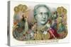 Goethebund Brand Cigar Box Label, Johann Wolfgang von Goethe, German Romantic Poet-Lantern Press-Stretched Canvas