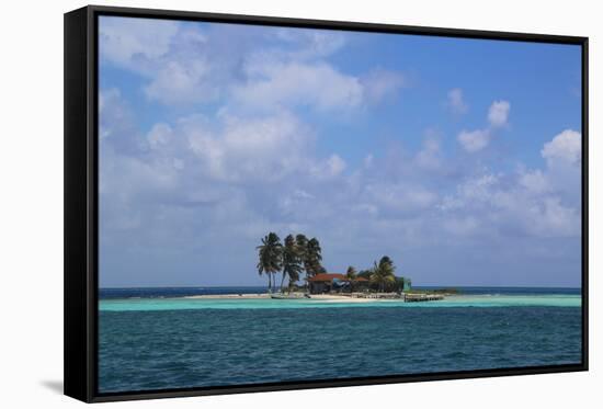 Goff's Caye in Belize-Leonard Zhukovsky-Framed Stretched Canvas