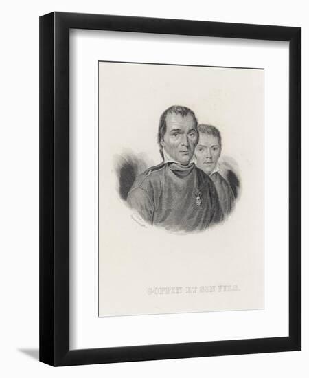 Goffin and His Son by Francois Dequevauviller-Francois Dequevauviller-Framed Giclee Print