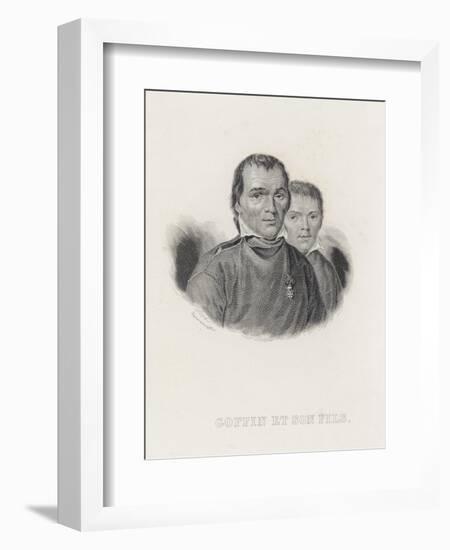 Goffin and His Son by Francois Dequevauviller-Francois Dequevauviller-Framed Giclee Print