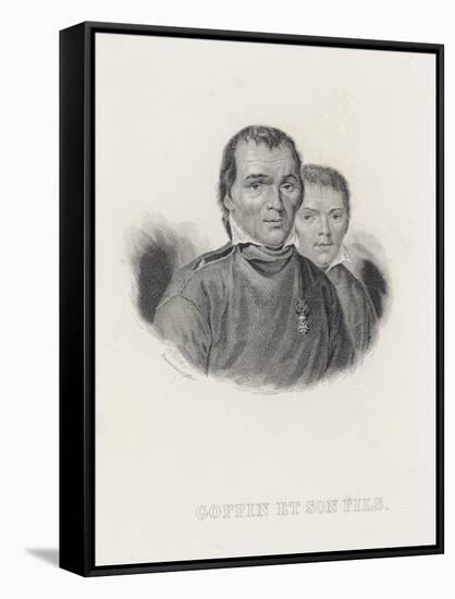 Goffin and His Son by Francois Dequevauviller-Francois Dequevauviller-Framed Stretched Canvas