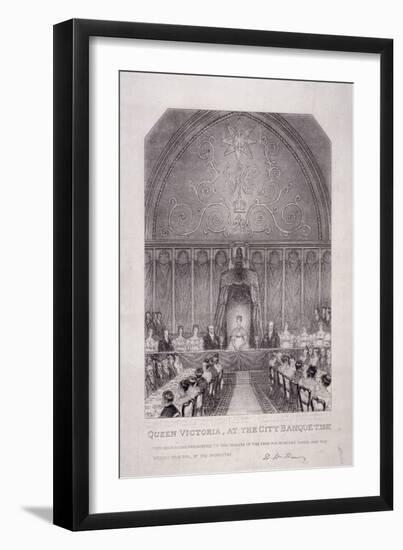 Gog and Magog, Guildhall, London, 1809-George Shepherd-Framed Premium Giclee Print