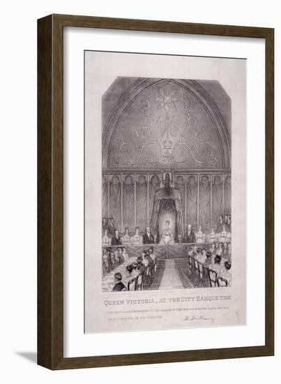 Gog and Magog, Guildhall, London, 1809-George Shepherd-Framed Giclee Print