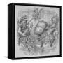 Gog and Magog with a Barrel, 1840-Ebenezer Landells-Framed Stretched Canvas