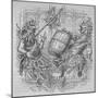 Gog and Magog with a Barrel, 1840-Ebenezer Landells-Mounted Giclee Print