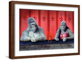 Goin Ape Down at the Monkey Bars-Will Bullas-Framed Giclee Print