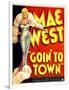 Goin' To Town, Mae West, 1935-null-Framed Art Print