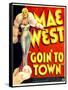 Goin' To Town, Mae West, 1935-null-Framed Stretched Canvas