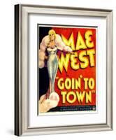 Goin' To Town, Mae West, 1935-null-Framed Art Print