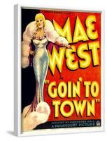 Goin' To Town, Mae West, 1935-null-Framed Art Print