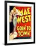 Goin' to Town, Mae West on Window Card, 1935-null-Framed Art Print