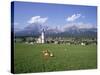 Going and Kaiser Mountains, Tirol (Tyrol), Austria-Hans Peter Merten-Stretched Canvas