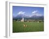 Going and Kaiser Mountains, Tirol (Tyrol), Austria-Hans Peter Merten-Framed Photographic Print