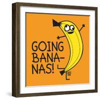 Going Bananas!-Todd Goldman-Framed Art Print