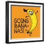 Going Bananas!-Todd Goldman-Framed Art Print