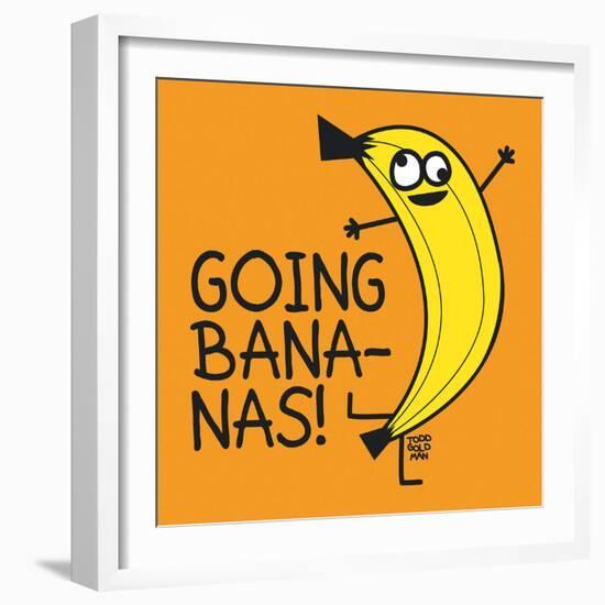 Going Bananas!-Todd Goldman-Framed Art Print