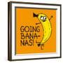 Going Bananas!-Todd Goldman-Framed Giclee Print