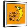 Going Bananas!-Todd Goldman-Framed Giclee Print