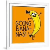 Going Bananas!-Todd Goldman-Framed Giclee Print