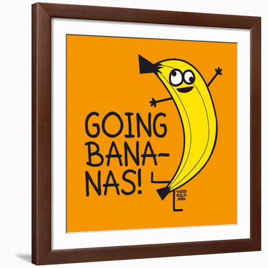 Going Bananas!-Todd Goldman-Framed Giclee Print