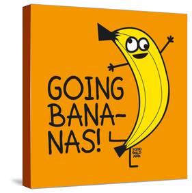 Going Bananas!-Todd Goldman-Stretched Canvas