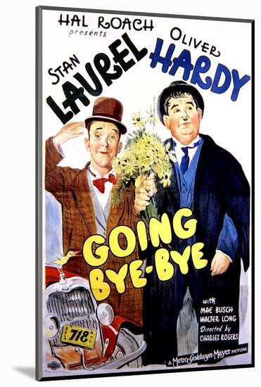 Going Bye-Bye! - Movie Poster Reproduction-null-Mounted Photo