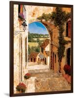 Going Down to the Village-Gilles Archambault-Framed Art Print